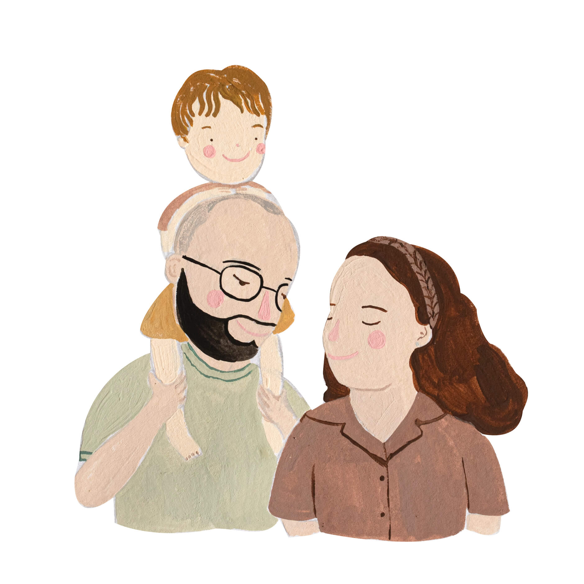 Retratos enmarcados 20x25 cms.